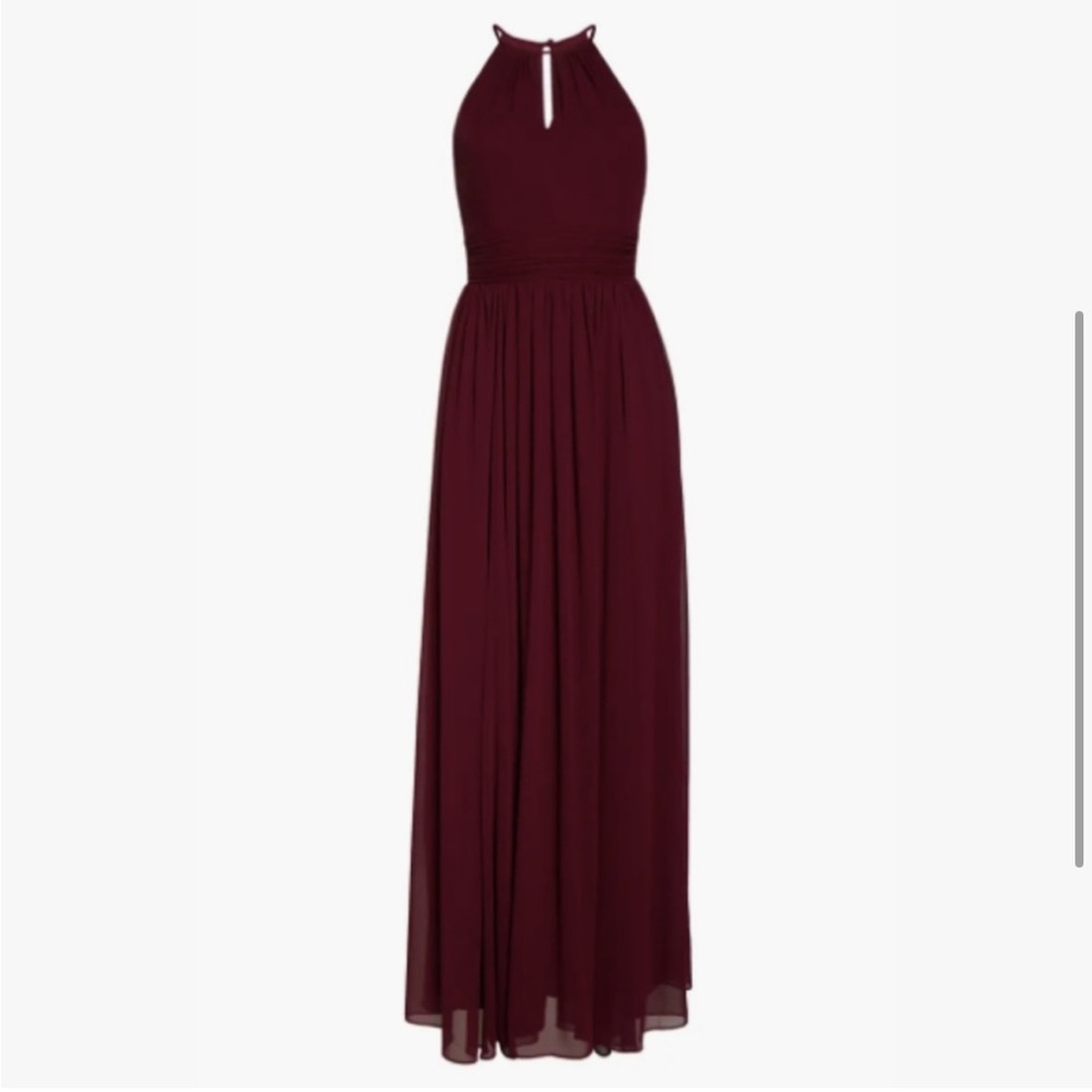 Levkoff Wine Burgundy Bridesmaid Dress